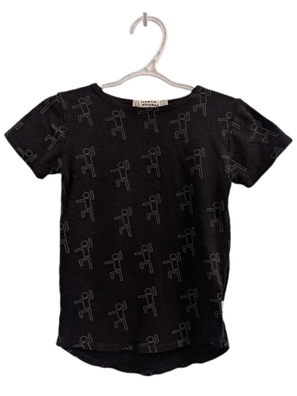 North Kinder Long-Style Bamboo Stick Person‎ Tee 2T